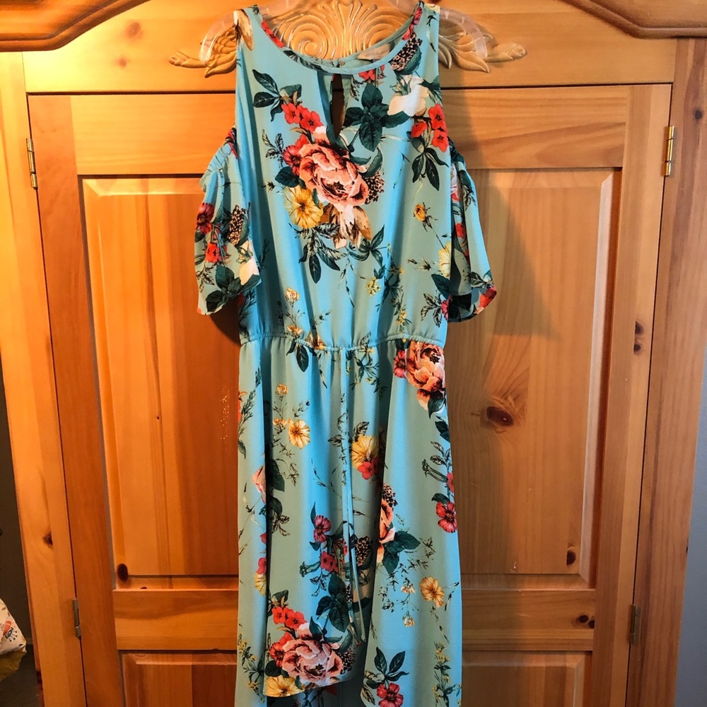 Blue Floral Dress